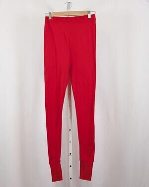 Vintage 80s Pants Base Layer Red REI Meraklon Polypropylene Women's Size L